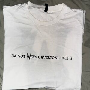 WEDNESDAY MOVIE theme White Graphic T-Shirt